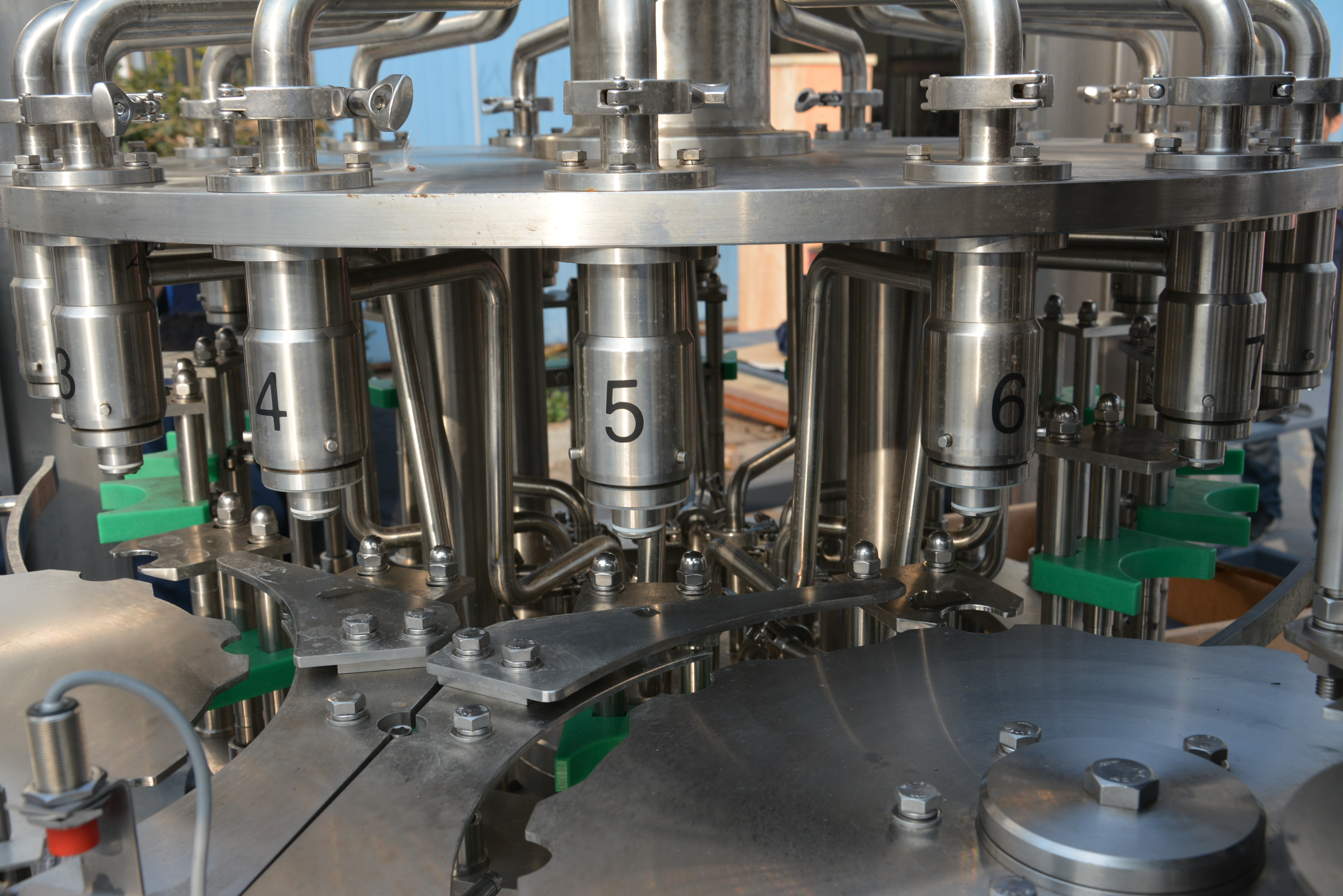 Sistema de llenado de leche pasteurizada